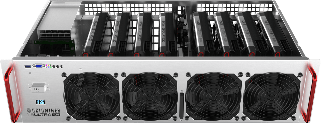 8 GPU Mining Case Enclosed and Riserless